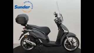 Piaggio Liberty S Grigio E4 bj: 2021 370 km tweedehands scooter bij Sunder Bromfietsen