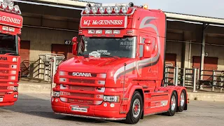 MJ. McGuinness SCANIA T580 V8 LOUD Open Pipe & Turbo Sounds [ONBOARD]