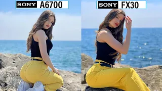 Sony A6700 Vs Sony FX30 Camera Test Comparison