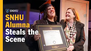 Diploma Delivery Takes Center Stage After SNHU Graduate’s Performance