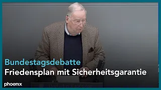 Bundestag: Friedensplan mit Sicherheitsgarantie am 09.02.23