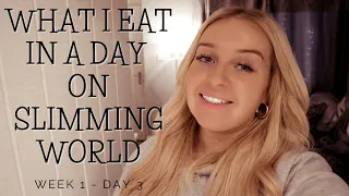 WHAT I EAT IN A DAY ON SLIMMING WORLD! | WEEK 1 DAY 3