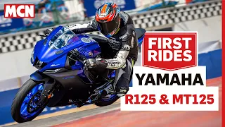 Yamaha bring BIG power and tech to their 2023 R125 and MT-125 | MCN Review