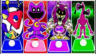 SIREN HEAD 🆚 CAT NAP 🆚 DIGITAL CIRCUS 🆚 SONIC EXE coffin Dance song cover Tiles Hop EDM RUSH