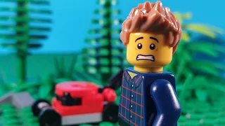Lego Lawn Mower | Lego Stop Motion