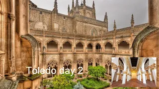 Toledo ,Spain , day 2, Monastery of San Juan de los Reyes,  El Transito Synagogue. 14.04.2024