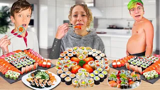 L'ULTIMO che SMETTE di MANGIARE SUSHI VINCE 1000€🍣