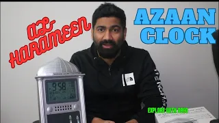 Azaan Clock AL-HARAMEEN || @explorewithobed #india #turkey #Brazil  #usa #nyc #newyork