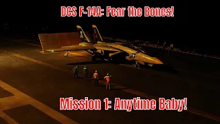 DCS F-14A Fear the Bones Campaign Mission 1: Anytime Baby! [2.8.1.34667.1] [RTX 3080Ti 1440p][DLDSR]