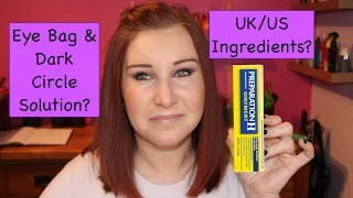 Can Haemorrhoid Cream reduce Wrinkles, Eye Bags & Circles? 2017 UK/USA Ingredients