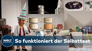 CORONA-AUFKLÄRUNG: Augsburger Puppenkiste zeigt die richtige Handhabung der Selbsttests I WELT News