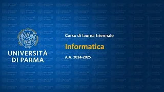 Corso di laurea triennale in Informatica - a.a. 2024-25