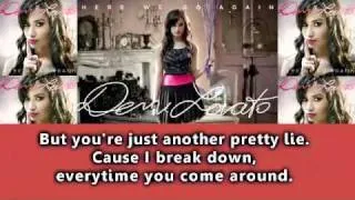 [Full Song] Here We Go Again - Demi Lovato with Lyrics on Screen [HQ]