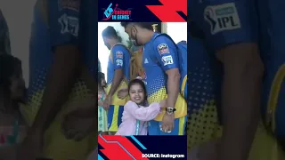 Daddy MS Dhoni and Daughter Ziva Dhoni Cute Moments 🤩 #msdhoni #dhoni #cskvsgt #zivadhoni #ipl2023