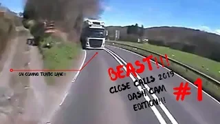 Good Driving Skills or Luck? Close Calls 2019 Compilation part #1