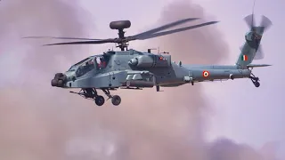 Indian Air Force APACHE Firing HELLFIRE Missiles