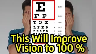 5 exercises to improve  eyesight  with myopia without surgery-How to improve your vision at home