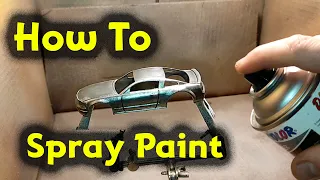 How to spray paint - Diecast cars or anything else - Tutorial