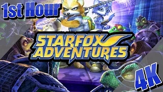 StarFox Adventures - 1st Hour 4k 60fps - No Commentary