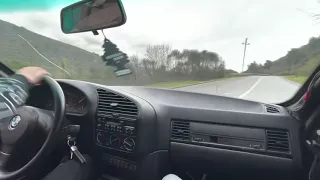 BMW E36 320i Drift Practice w/ Open diff - Onboard (Part 2)