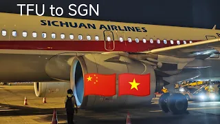 [4K] CHENGDU🇨🇳-HO CHI MINH🇻🇳 | SICHUAN AIRLINES | CHINA VIETNAM TRAVEL