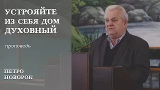 Устрояйте из себя дом духовный | проповедь | Петро Новорок