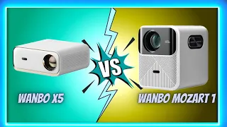 WANBO MOZART 1🆚WANBO X5 PROJECTOR ⁉️SIDE BY SIDE COMPARISON TAMIL