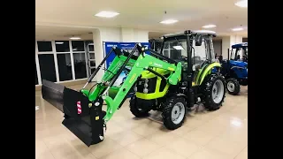 ТРАКТОР CHERY-ZOOMLION RK-504 КАБІНА (50 к.с.) ФРОНТАЛЬНИЙ НАВАНТАЖУВАЧ. ВІДЕООГЛЯД.