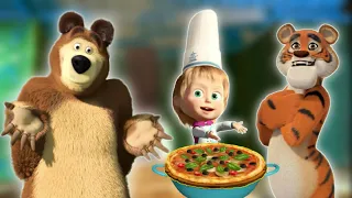 Masha and the Bear Pizzeria - Make the Best Homemade Pizza for Your Friends! | Masha Games 15