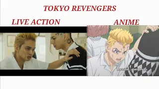 TOKYO REVENGERS Live Action vs Anime Comparison