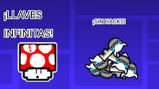 Cómo conseguir llaves del el cuarto del los tesoros infinitas en Geometry Dash sin hacks