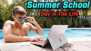 FIRST DAY OF ONLINE SUMMER SCHOOL | DAY IN MY LIFE