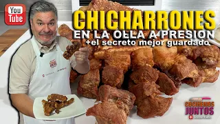 Como hacer CHICHARRONES EN LA OLLA EXPRESS  Gustavo Osorio