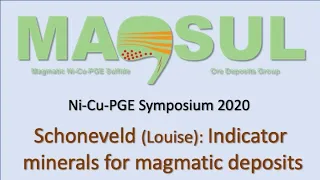 14INCPS - Schoneveld indicator minerals for magmatic sulfides