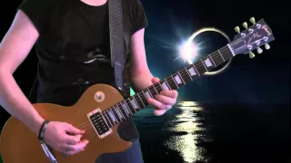 Guns N' Roses - Paradise City (outro solo cover) with Gold Top + Slash Alnico II pickups