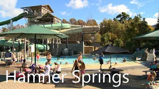 Hanmer Springs, Canterbury, New Zealand. Hot Natural Springs, River Jetboating and Things to Do!