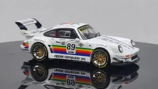 Tarmac Works hobby64 RWB Porsche 930 APPLE COMPUTER #89 // Rauh Welt Begrif // LIMITED EDITION