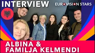 INTERVIEW with Albina and Familia Kelmendi? 🇦🇱 Albania Eurovision 2023