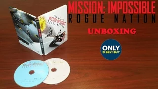 Unboxing Mission Impossible: Rogue Nation Steelbook (Best Buy Exclusive)