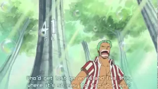 One Piece Funny Moments 5 : Zoro Thinks That he won't get lost !!