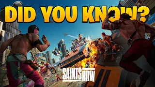 Did You Know Saints Row...