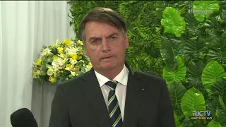 Presidente Bolsonaro concede entrevista a RICTV em Camboriú