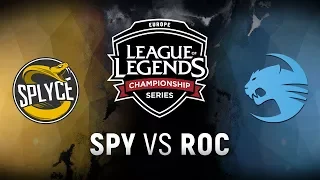 SPY vs. ROC  - Week 2 Day 1 | EU LCS Spring Split |  Splyce vs. Team Roccat (2018)