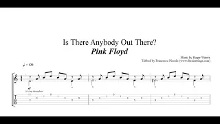 Fingerstyle Guitar TAB - Pink Floyd - Is There Anybody Out There ? (From Hits Collection Nr.14)