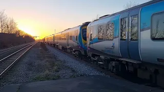 Trains at Kirk Sandall Station 4/1/22. Including a rare visitor. 73951 !!!!!!! Happy Days.