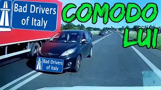 BAD DRIVERS OF ITALY dashcam compilation 08.12 - COMODO LUI