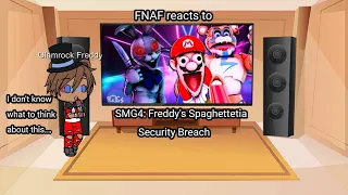 FNAF reacts to SMG4: Freddy's Spaghetteria Security Breach