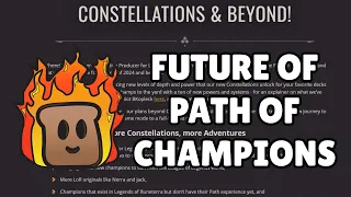 The Future of Path of Champions