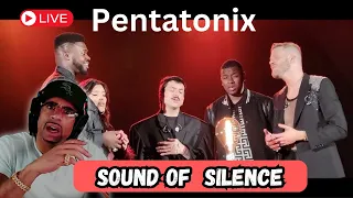 Producer Rapper Reacting to Pentatonix Sound of Silence Live | Reaction