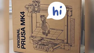 Original Prusa Mk4 unboxing and quick setup